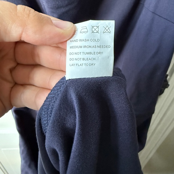 Amazon Homecoming Skater Navy Blue Women's Dress Size L - Picture 5 of 9